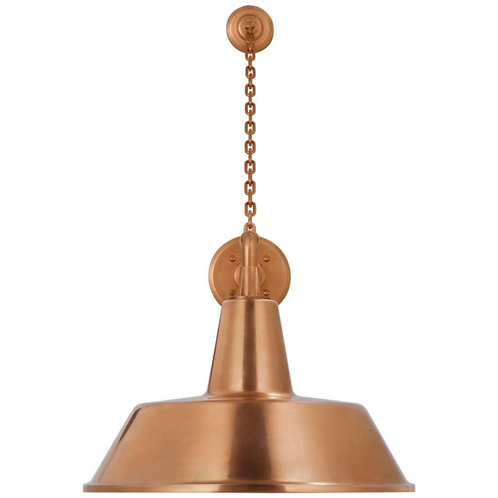 Academy 17.5" Anchored Mack Barn Light | Soft Copper | 16 | 16" Soft Copper Bowers Shade