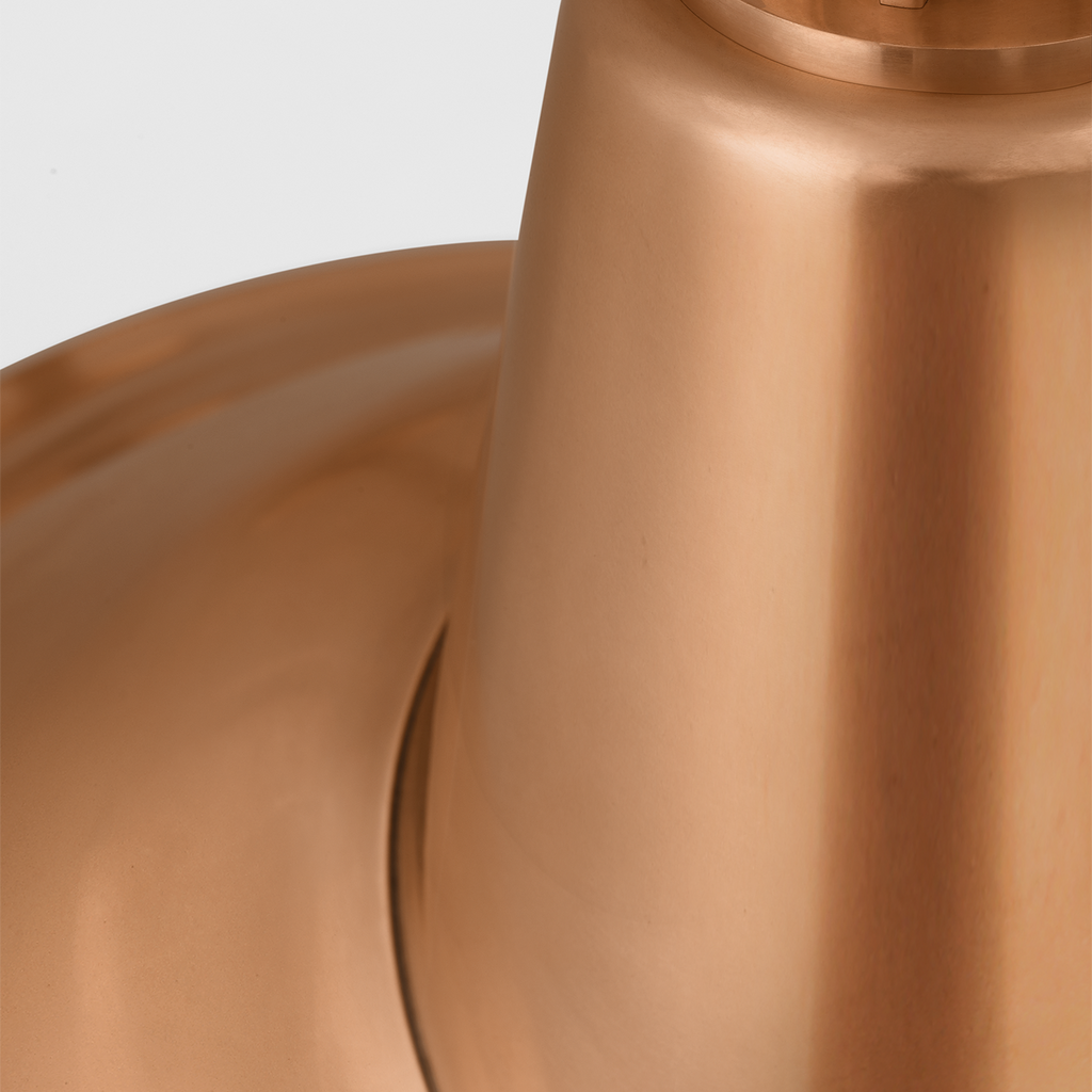 Academy 17.5" Anchored Mack Barn Light | Soft Copper | 12.5 | 12.5" Soft Copper Tilted Bowers Shade