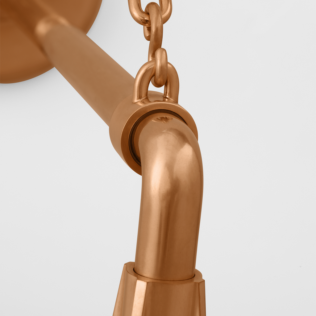 Academy 17.5" Anchored Mack Barn Light | Soft Copper | 16 | 16" Soft Copper Tilted Bowers Shade