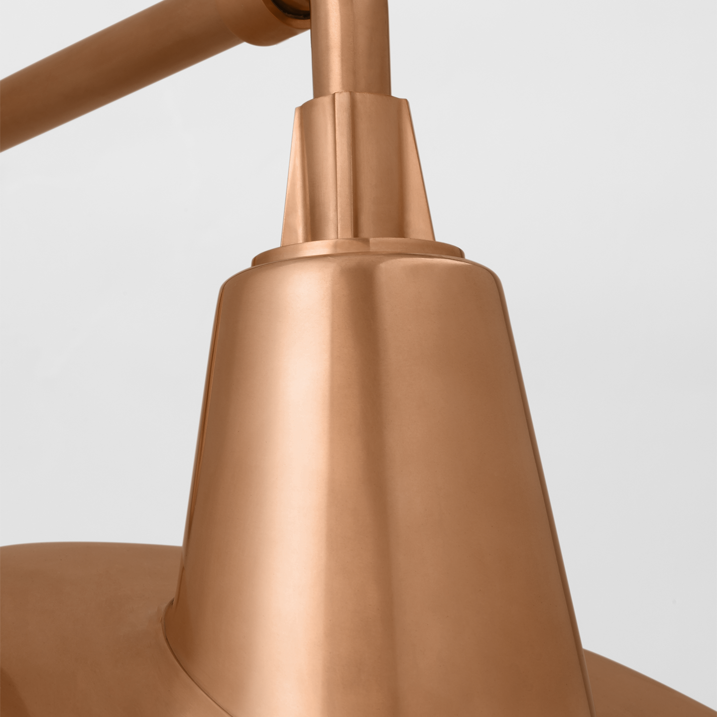 Academy 17.5" Anchored Mack Barn Light | Soft Copper | 16 | 16" Soft Copper Tilted Bowers Shade