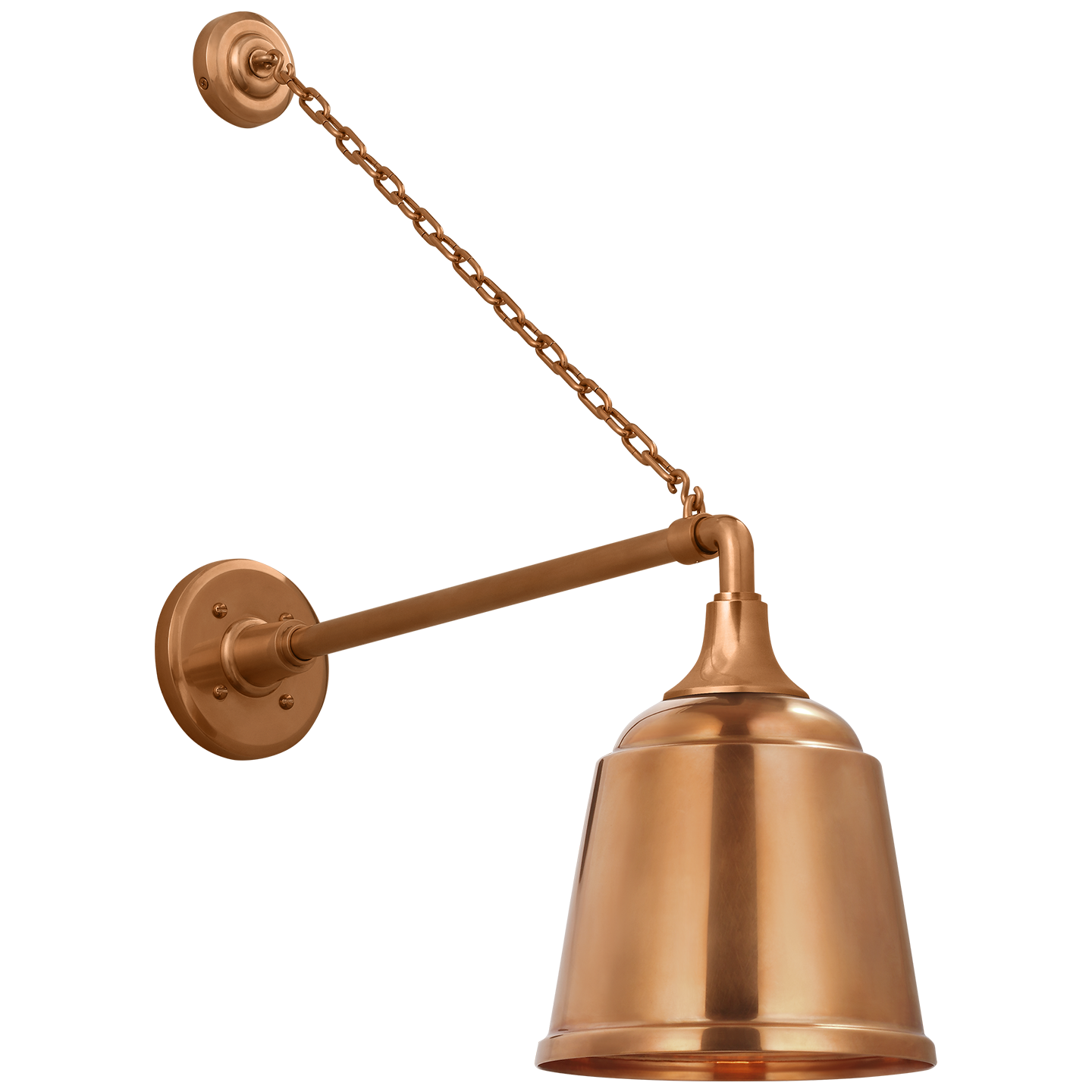 Academy 17.5" Anchored Mack Barn Light | Soft Copper | 8\
