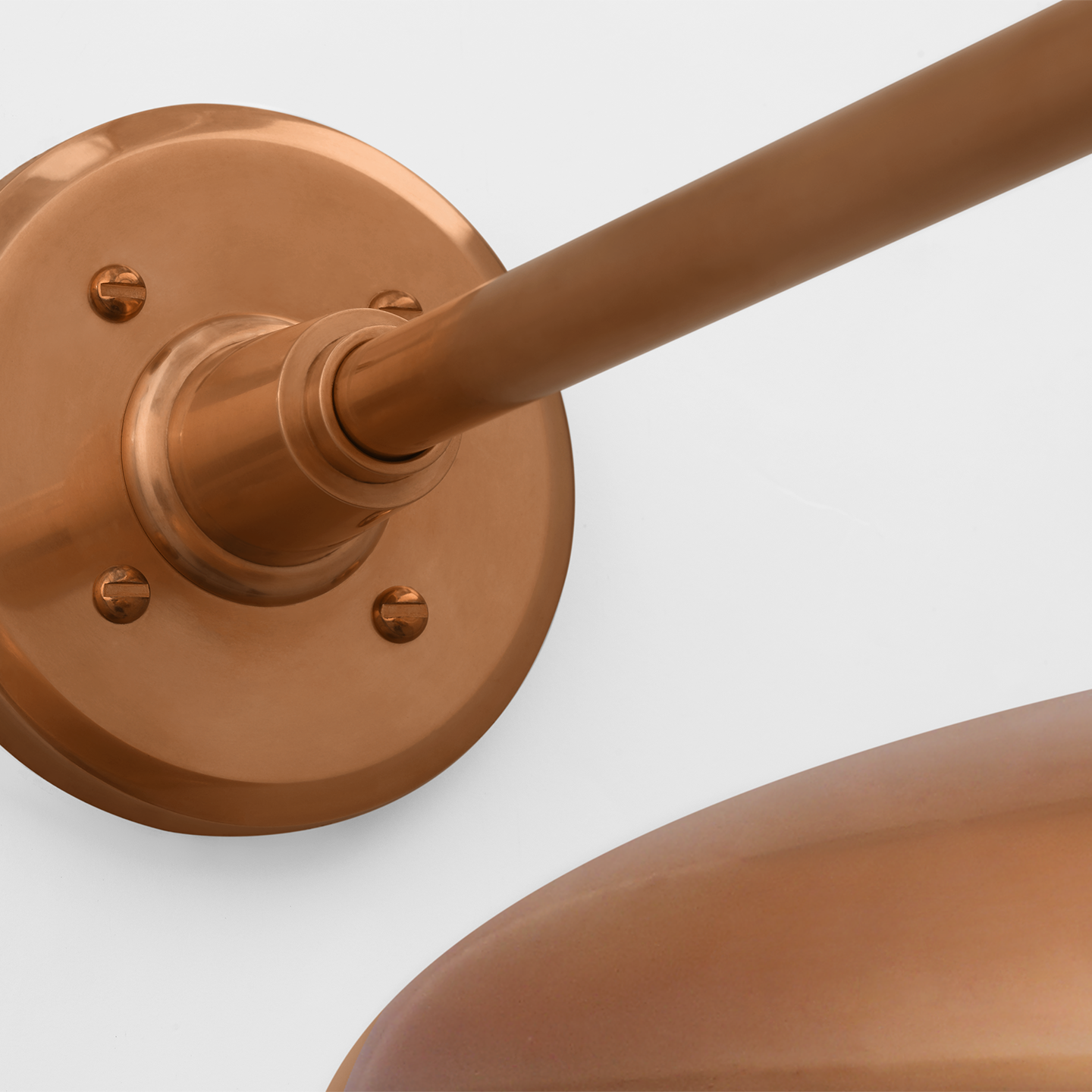 Academy 17.5" Anchored Mack Barn Light | Soft Copper | 16 | 16" Soft Copper Rockhouse Shade