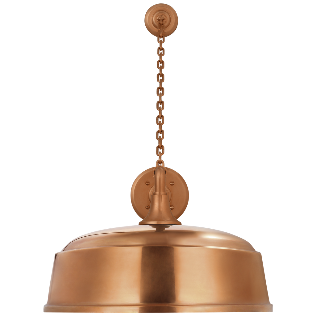Academy 17.5" Anchored Mack Barn Light | Soft Copper | 16 | 16" Soft Copper Rockhouse Shade