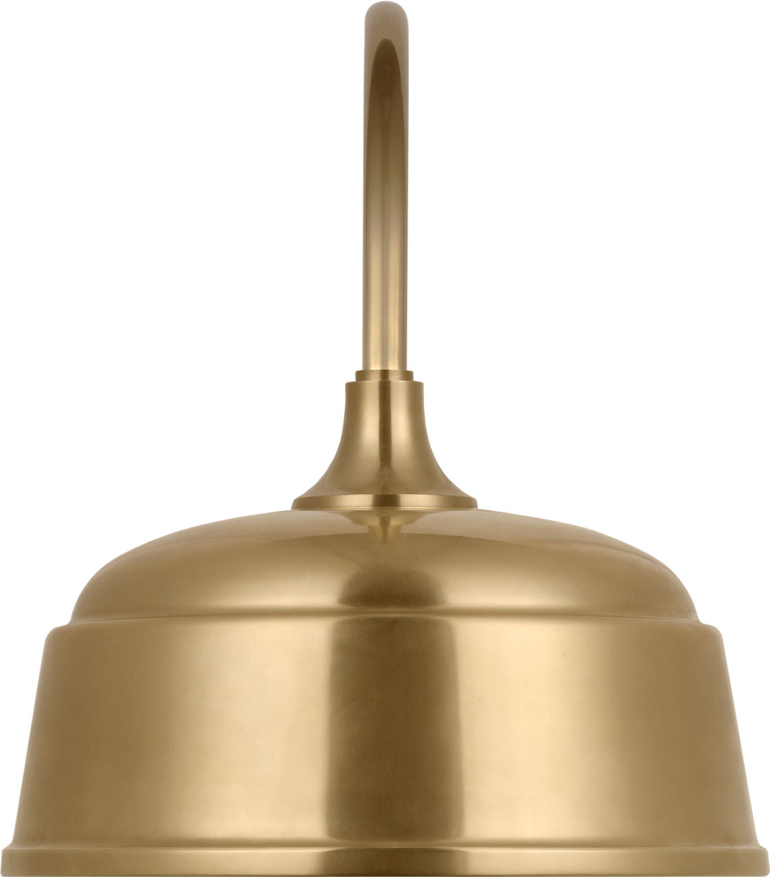 Academy 11" Arched Mack Barn Light | Hand-Rubbed Antique Brass | 12.5 | 12.5" Hand-Rubbed Antique Brass Rockhouse Shade