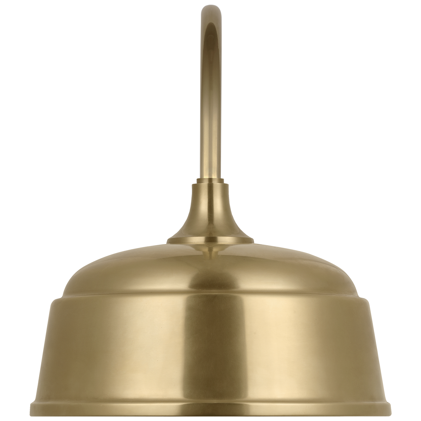 Academy 11" Arched Mack Barn Light | Hand-Rubbed Antique Brass | 12.5 | 12.5" Hand-Rubbed Antique Brass Rockhouse Shade