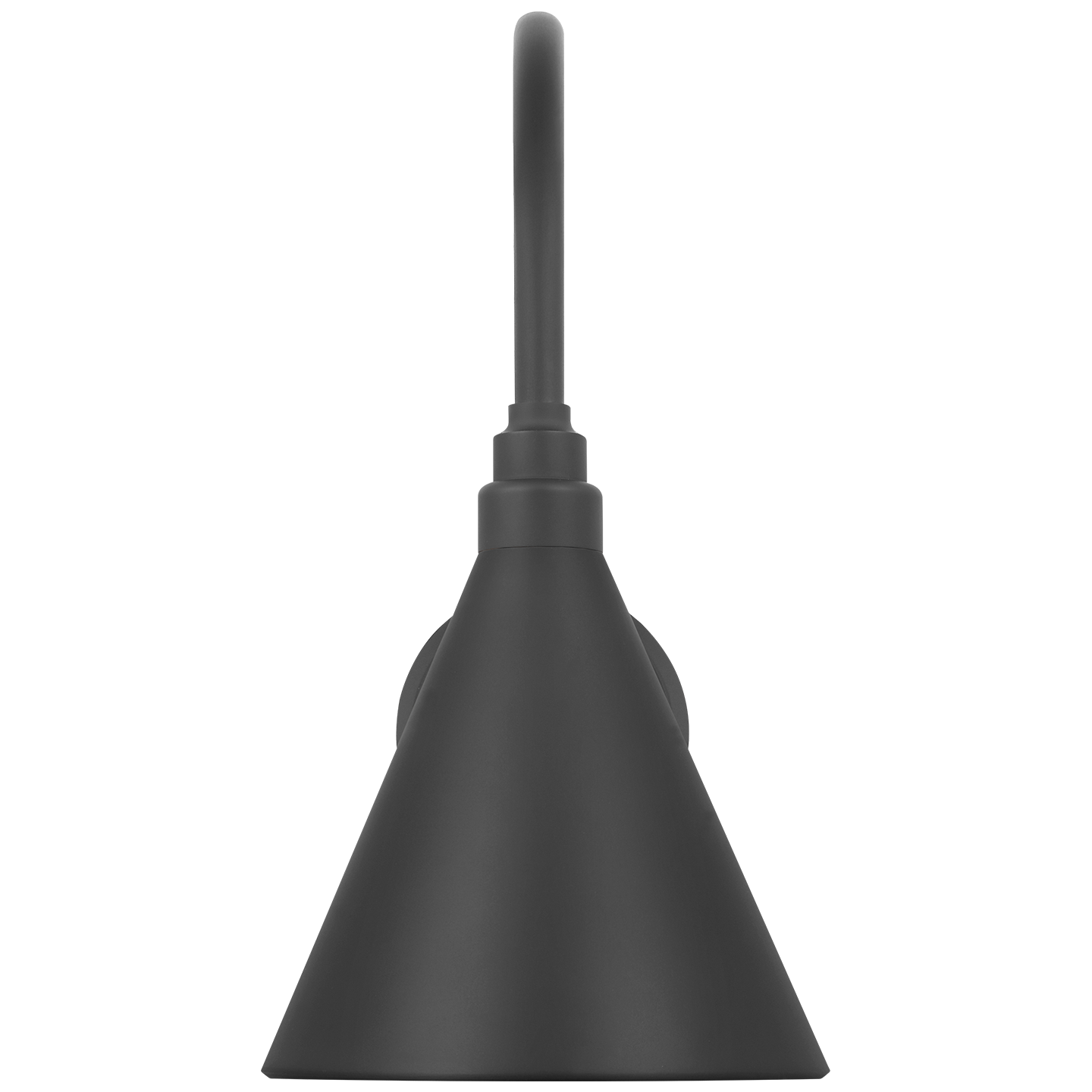 Academy 11" Arched Mack Barn Light | Matte Black | 9 | 9" Matte Black Conical Savannah Shade