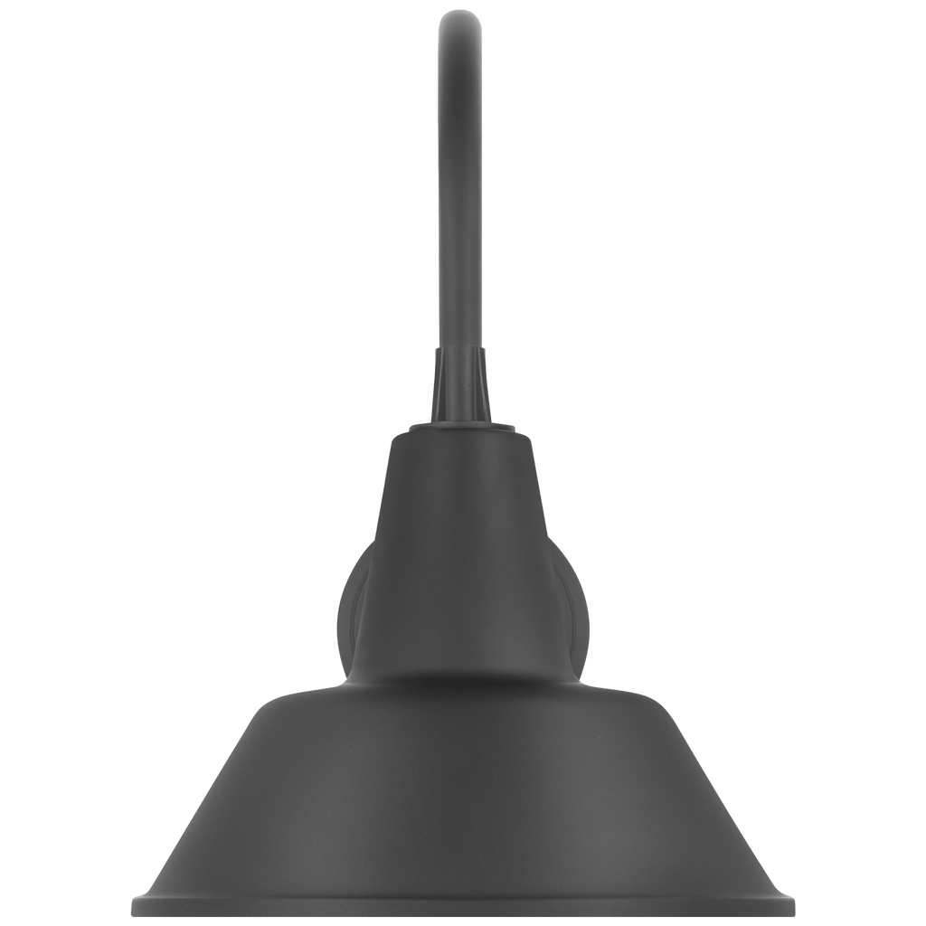 Academy 11" Arched Mack Barn Light | Matte Black | 12.5 | 12.5" Matte Black Bowers Shade