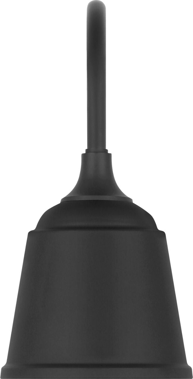 Academy 11" Arched Mack Barn Light | Matte Black | 8 | 8" Matte Black Rockhouse Shade