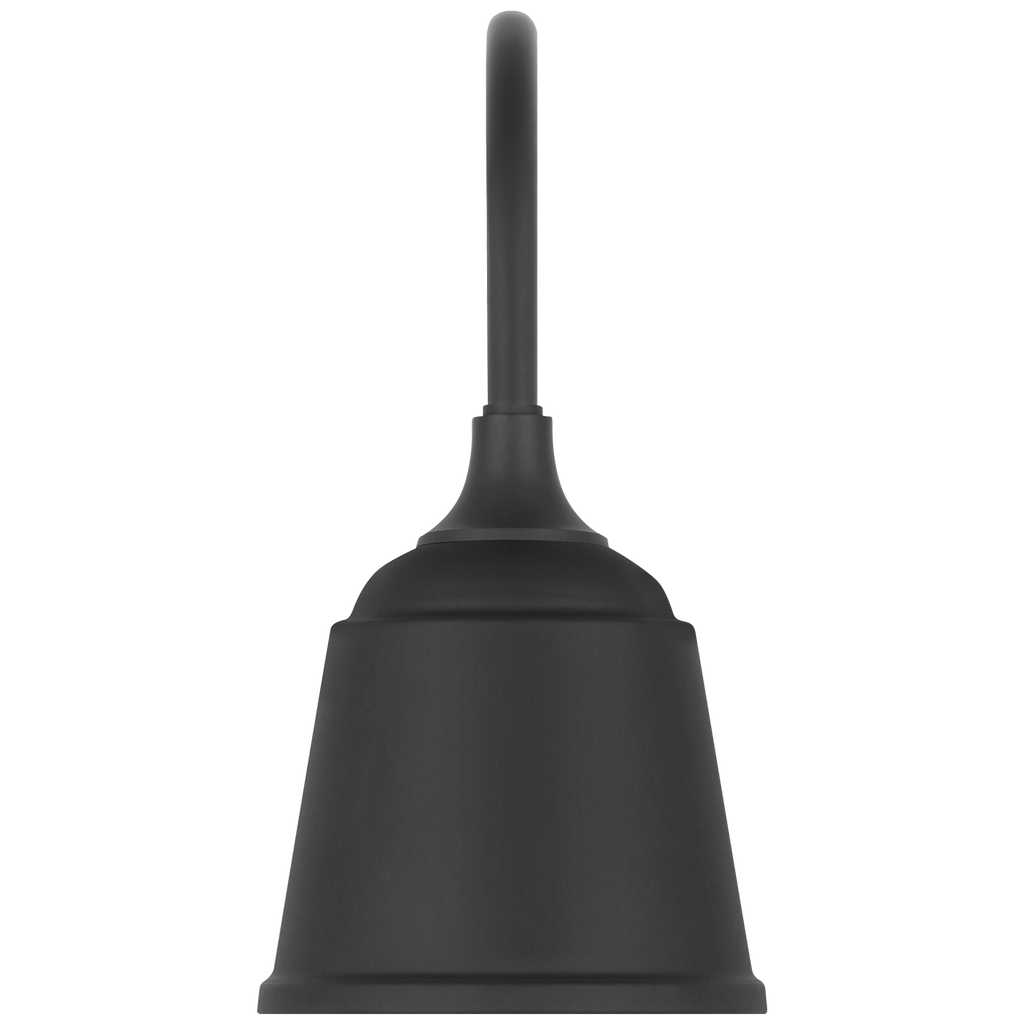 Academy 11" Arched Mack Barn Light | Matte Black | 8 | 8" Matte Black Rockhouse Shade