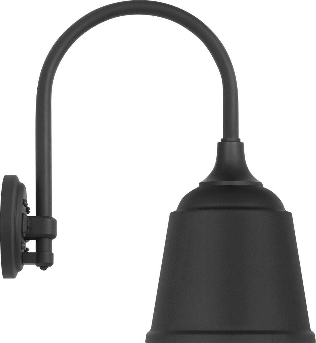 Academy 11" Arched Mack Barn Light | Matte Black | 8 | 8" Matte Black Rockhouse Shade