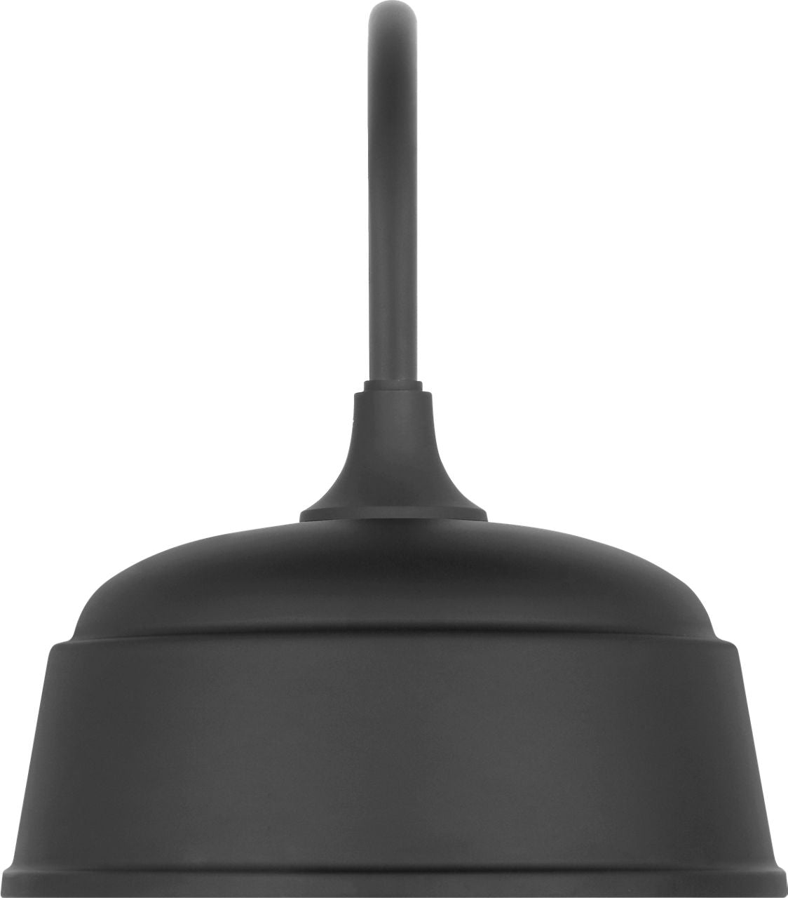 Academy 11" Arched Mack Barn Light | Matte Black | 12.5 | 12.5" Matte Black Rockhouse Shade