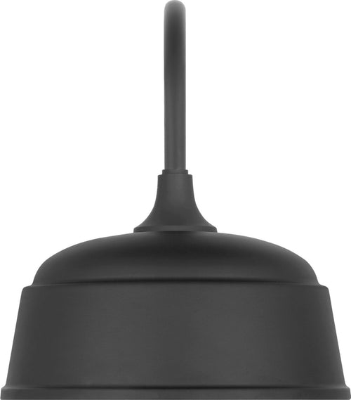 Academy 11" Arched Mack Barn Light | Matte Black | 12.5 | 12.5" Matte Black Rockhouse Shade