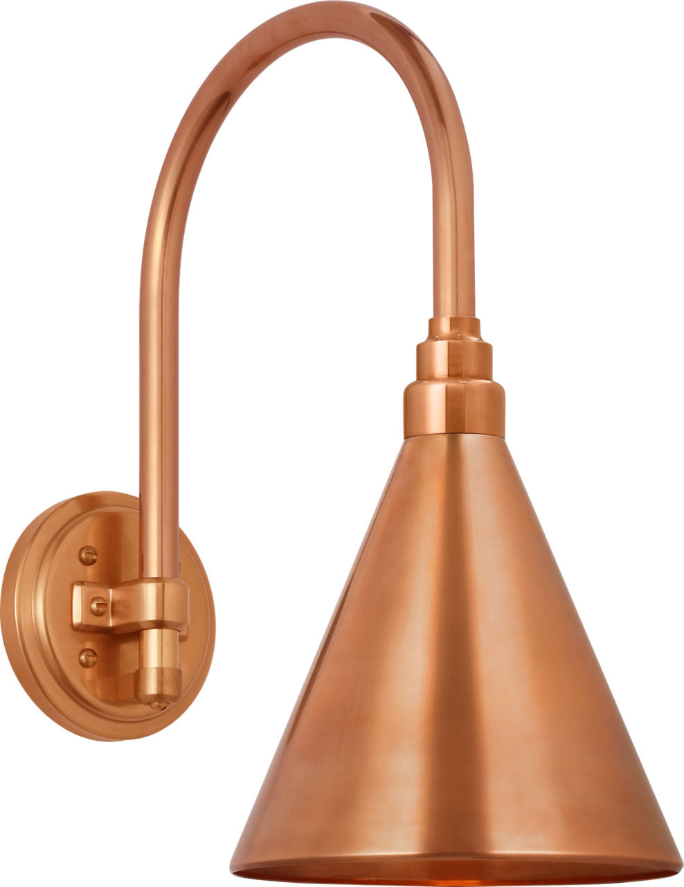 Academy 11" Arched Mack Barn Light | Soft Copper | 9\
