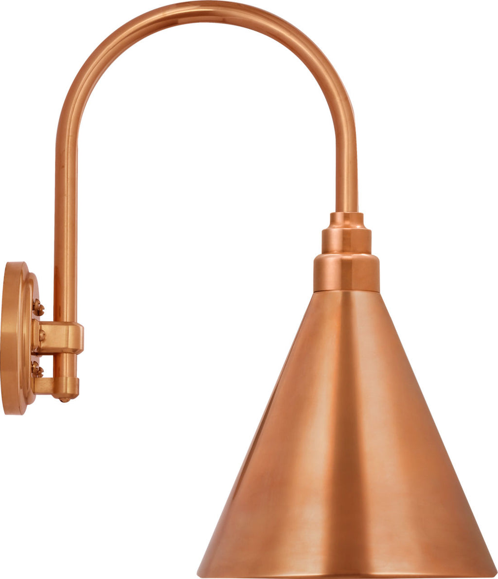 Academy 11" Arched Mack Barn Light | Soft Copper | 9\