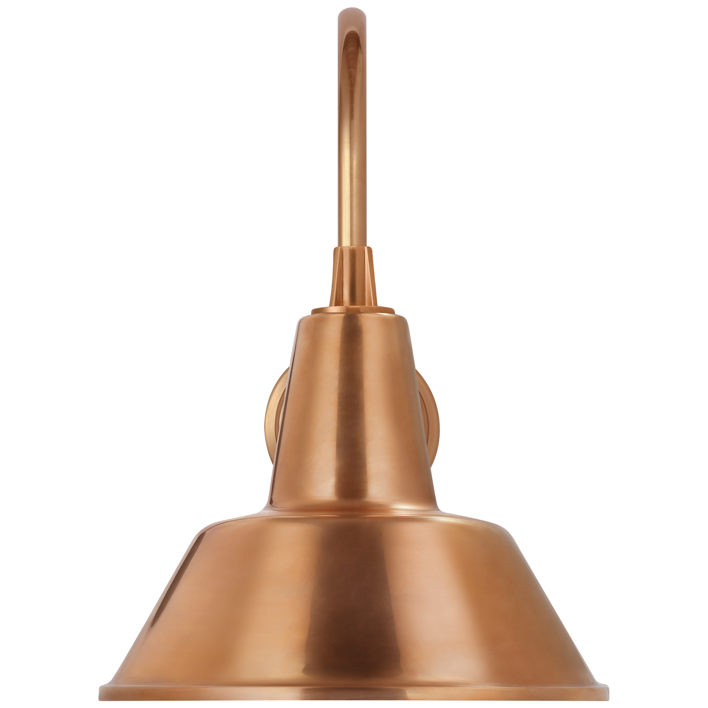 Academy 11" Arched Mack Barn Light | Soft Copper | 12.5 | 12.5" Soft Copper Bowers Shade