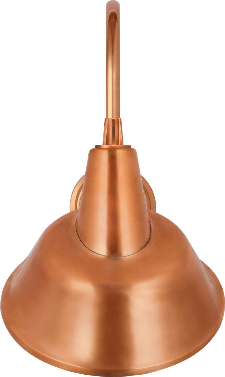 Academy 11" Arched Mack Barn Light | Soft Copper | 12.5 | 12.5" Soft Copper Tilted Bowers Shade