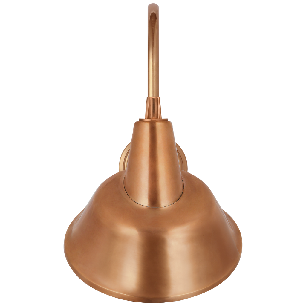 Academy 11" Arched Mack Barn Light | Soft Copper | 12.5 | 12.5" Soft Copper Tilted Bowers Shade