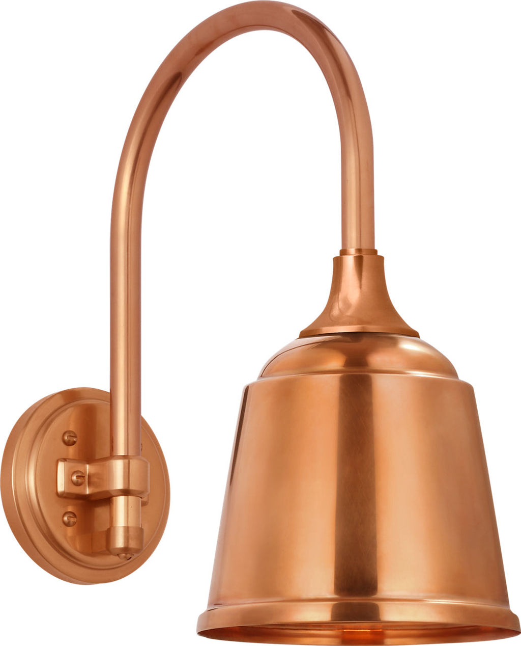 Academy 11" Arched Mack Barn Light | Soft Copper | 8\