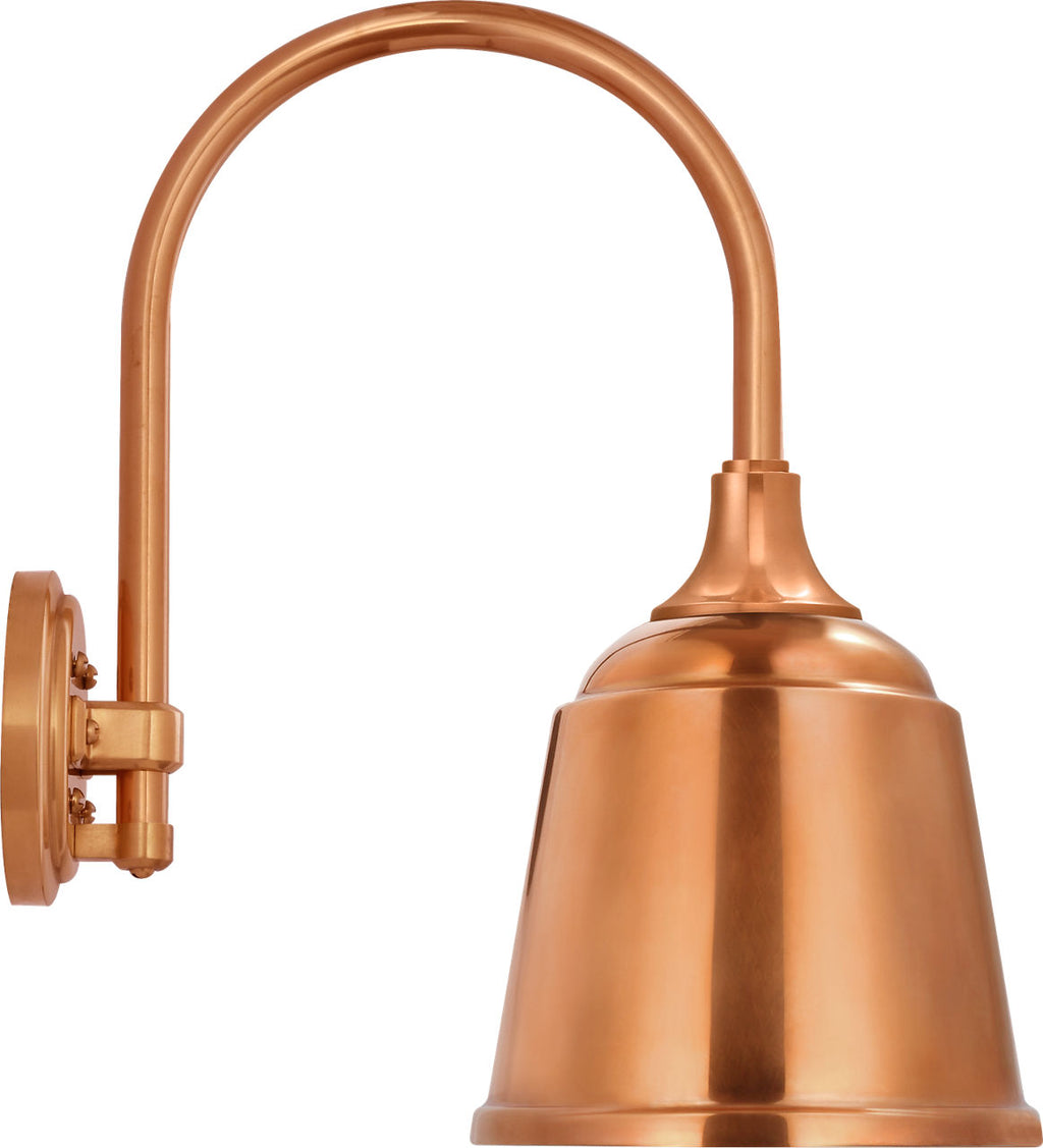 Academy 11" Arched Mack Barn Light | Soft Copper | 8\