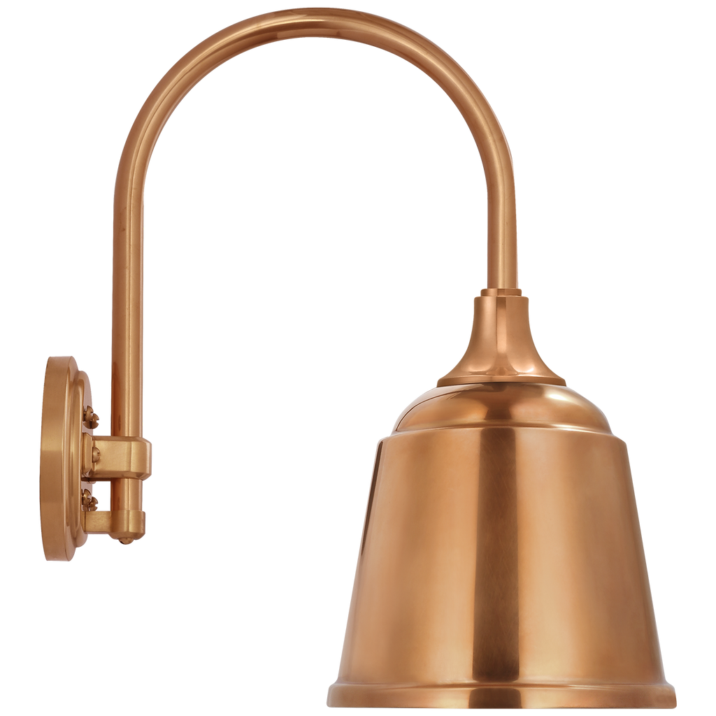 Academy 11" Arched Mack Barn Light | Soft Copper | 8\