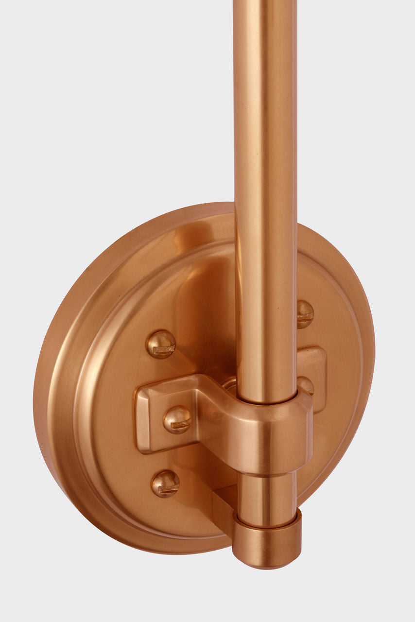 Academy 11" Arched Mack Barn Light | Soft Copper | 12.5 | 12.5" Soft Copper Rockhouse Shade