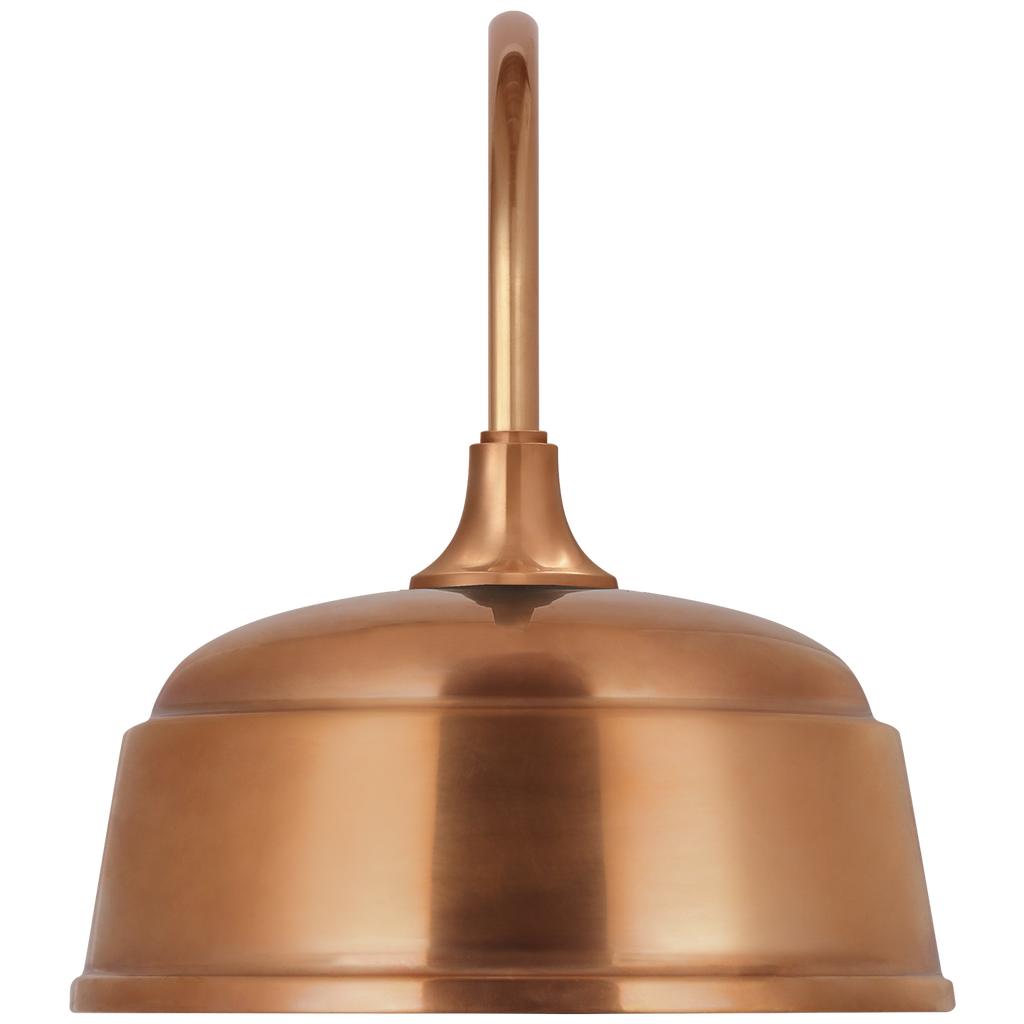 Academy 11" Arched Mack Barn Light | Soft Copper | 12.5 | 12.5" Soft Copper Rockhouse Shade