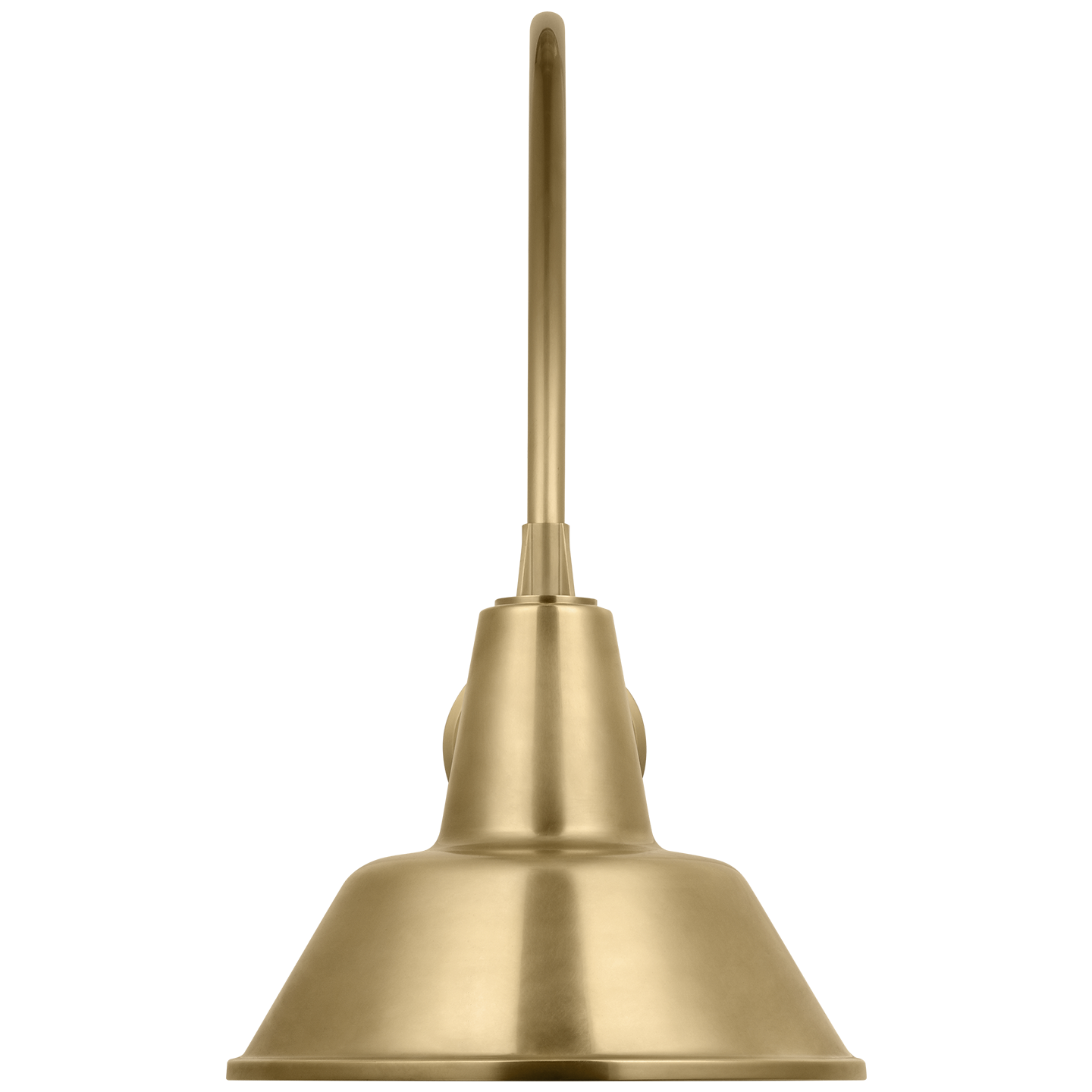 Academy 19.5" Arched Mack Barn Light | Hand-Rubbed Antique Brass | 12.5 | 12.5" Hand-Rubbed Antique Brass Bowers Shade