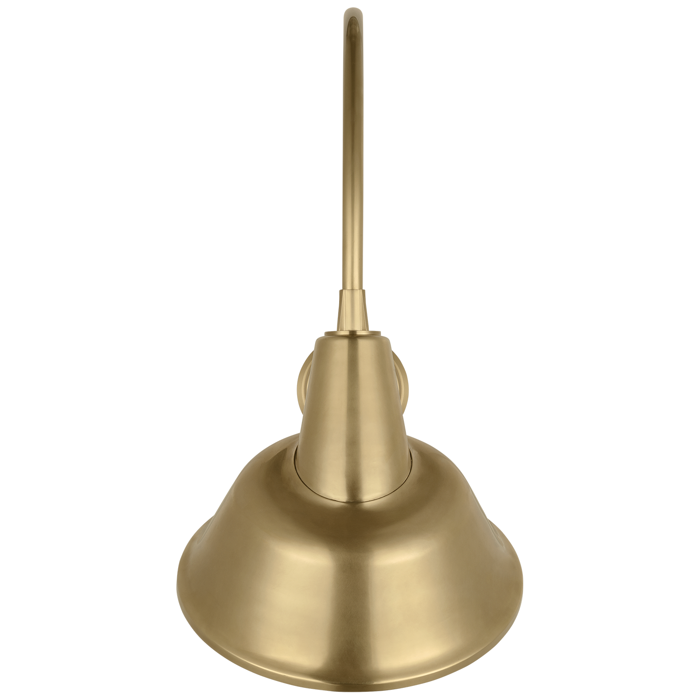 Academy 19.5" Arched Mack Barn Light | Hand-Rubbed Antique Brass | 12.5 | 12.5" Hand-Rubbed Antique Brass Tilted Bowers Shade