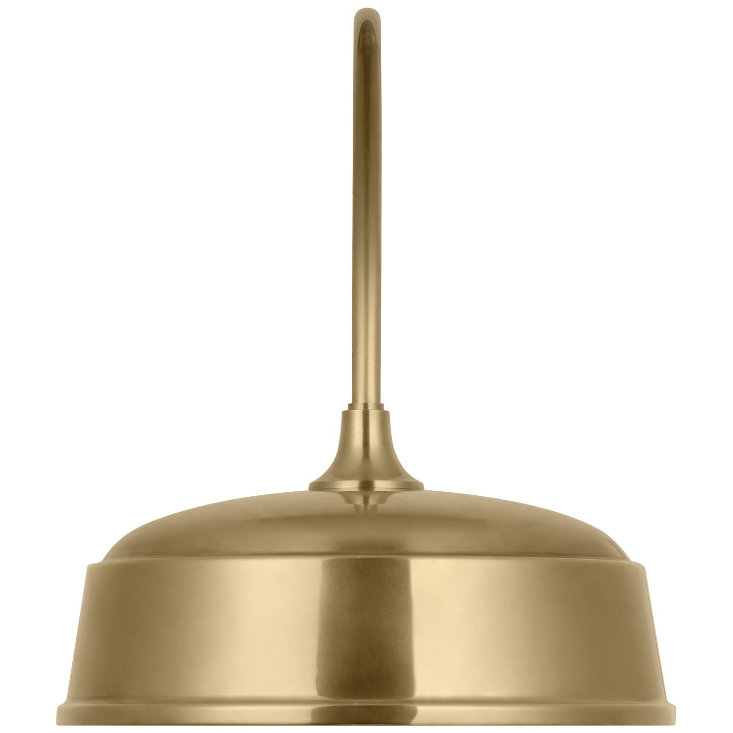 Academy 19.5" Arched Mack Barn Light | Hand-Rubbed Antique Brass | 16 | 16" Hand-Rubbed Antique Brass Rockhouse Shade