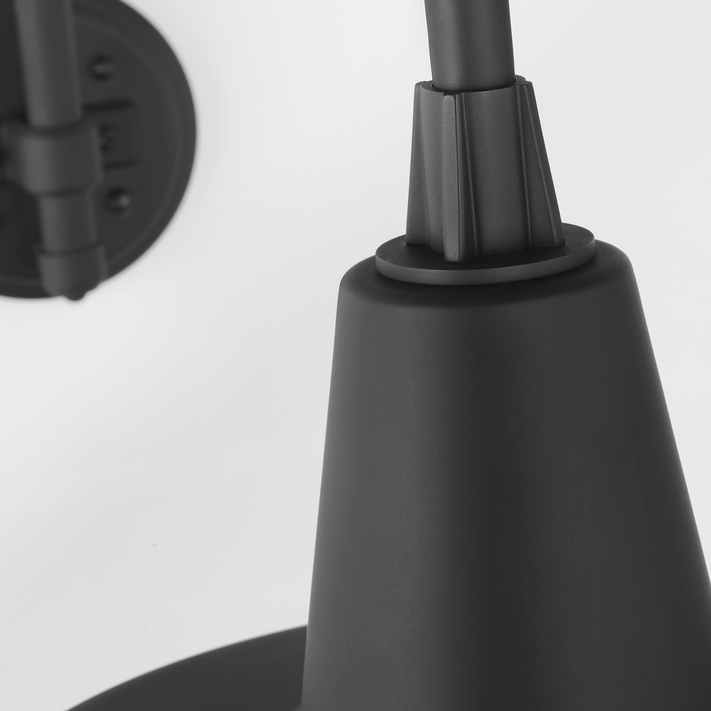 Academy 19.5" Arched Mack Barn Light | Matte Black | 16 | 16" Matte Black Bowers Shade