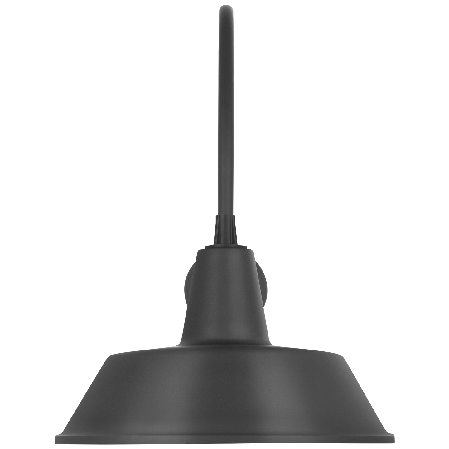 Academy 19.5" Arched Mack Barn Light | Matte Black | 16 | 16" Matte Black Bowers Shade