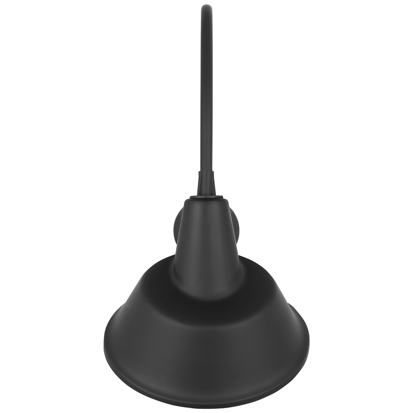 Academy 19.5" Arched Mack Barn Light | Matte Black | 12.5 | 12.5" Matte Black Tilted Bowers Shade