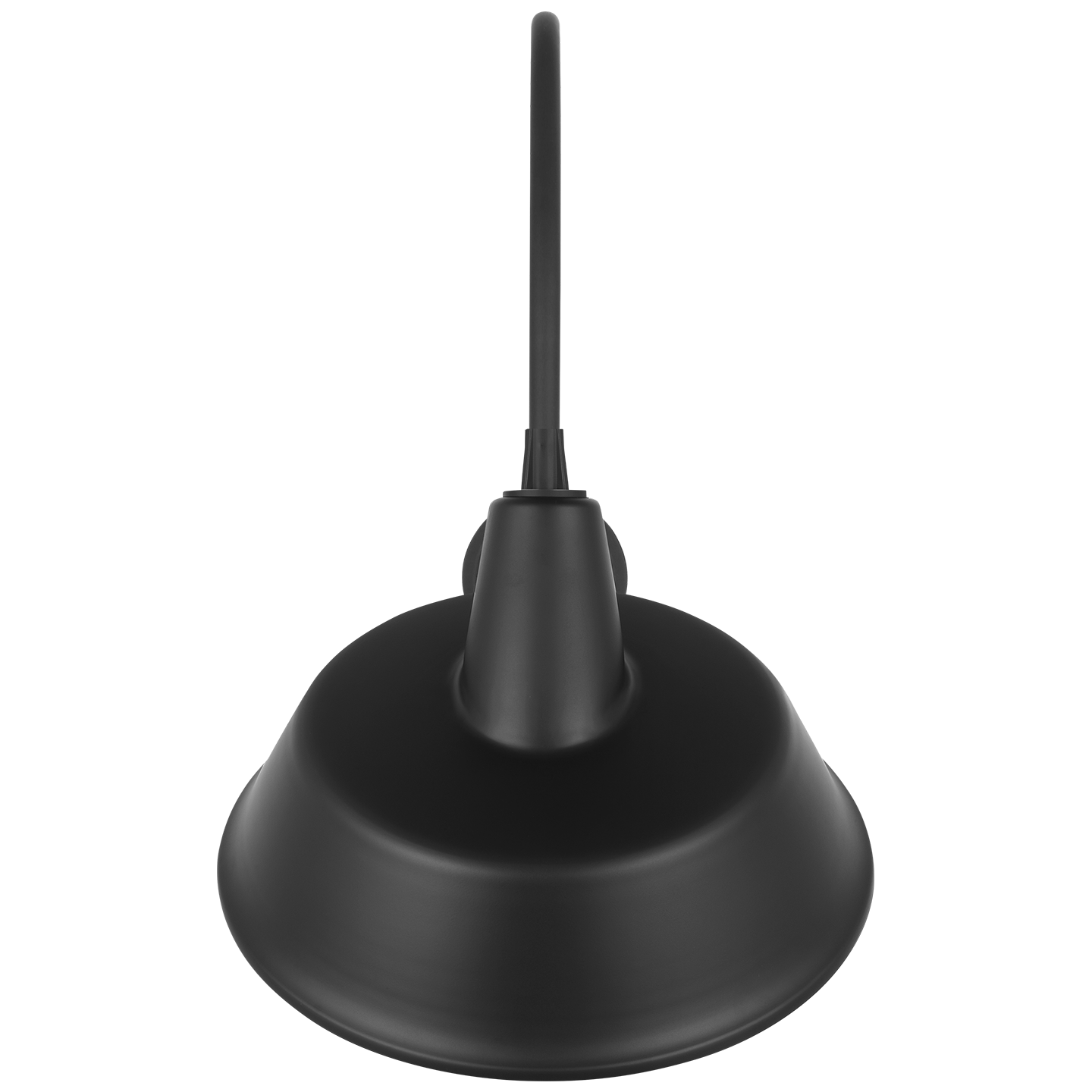 Academy 19.5" Arched Mack Barn Light | Matte Black | 16 | 16" Matte Black Tilted Bowers Shade