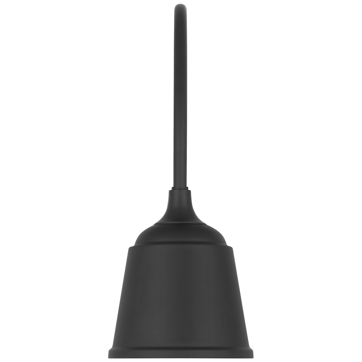 Academy 19.5" Arched Mack Barn Light | Matte Black | 8 | 8" Matte Black Rockhouse Shade