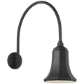 Academy 19.5" Arched Mack Barn Light | Matte Black | 7.5 | 7.5" Matte Black Savannah Shade