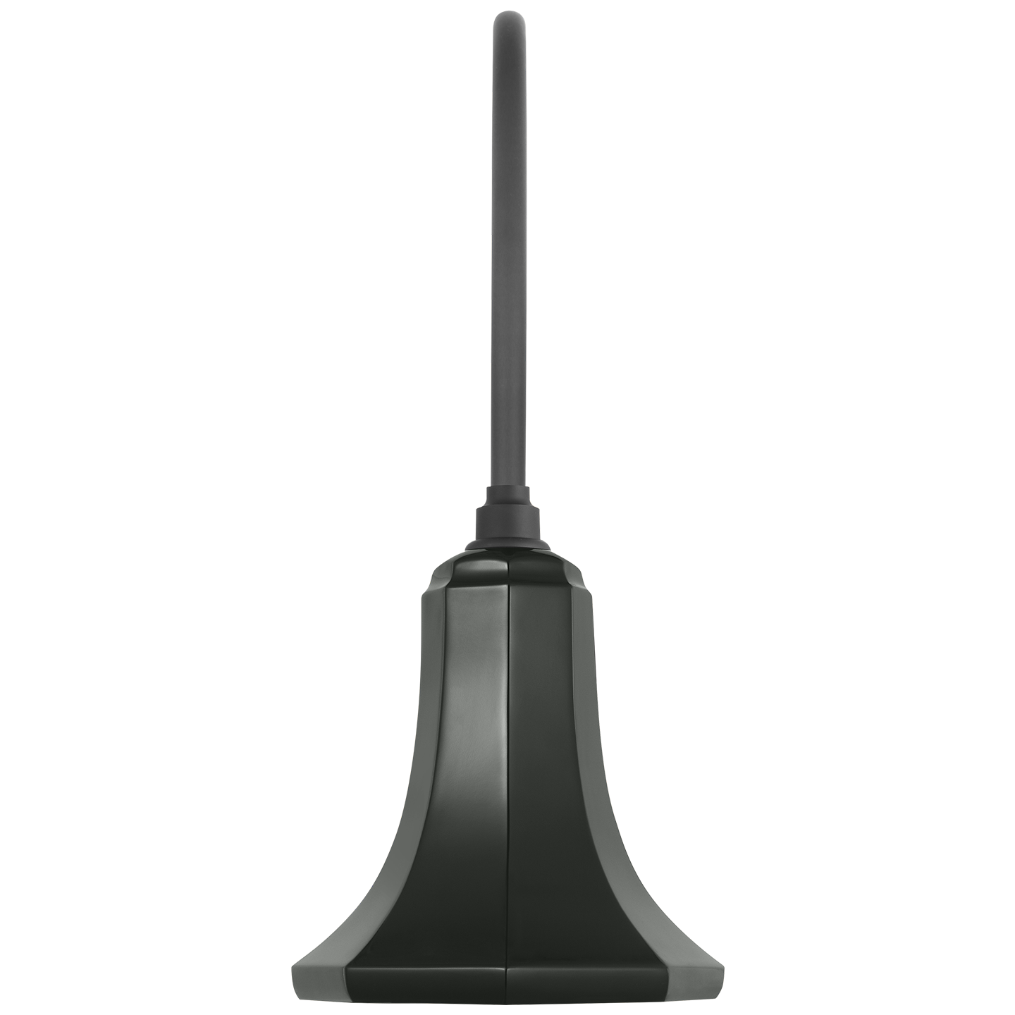 Academy 19.5" Arched Mack Barn Light | Matte Black | 9.25 | 9.25" Green Savannah Shade