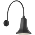 Academy 19.5" Arched Mack Barn Light | Matte Black | 9.25 | 9.25" Matte Black Savannah Shade