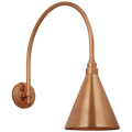 Academy 19.5" Arched Mack Barn Light | Soft Copper | 9\