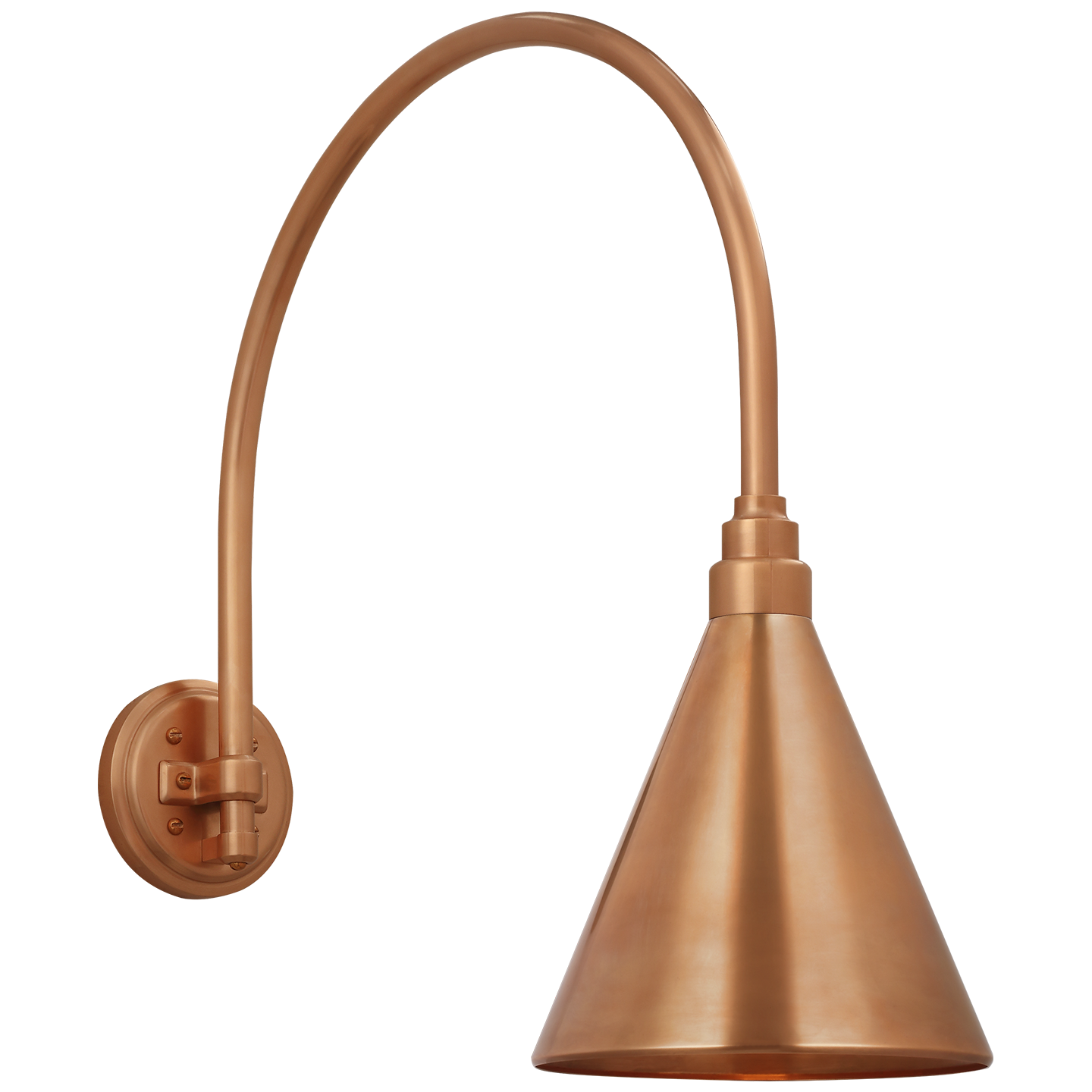 Academy 19.5" Arched Mack Barn Light | Soft Copper | 9\