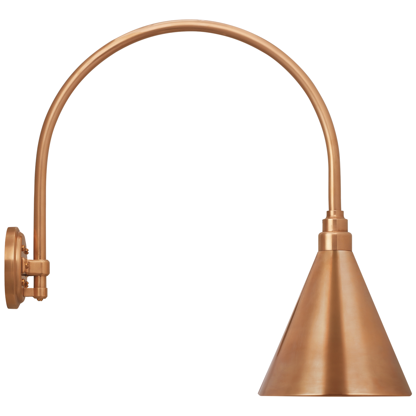 Academy 19.5" Arched Mack Barn Light | Soft Copper | 9\