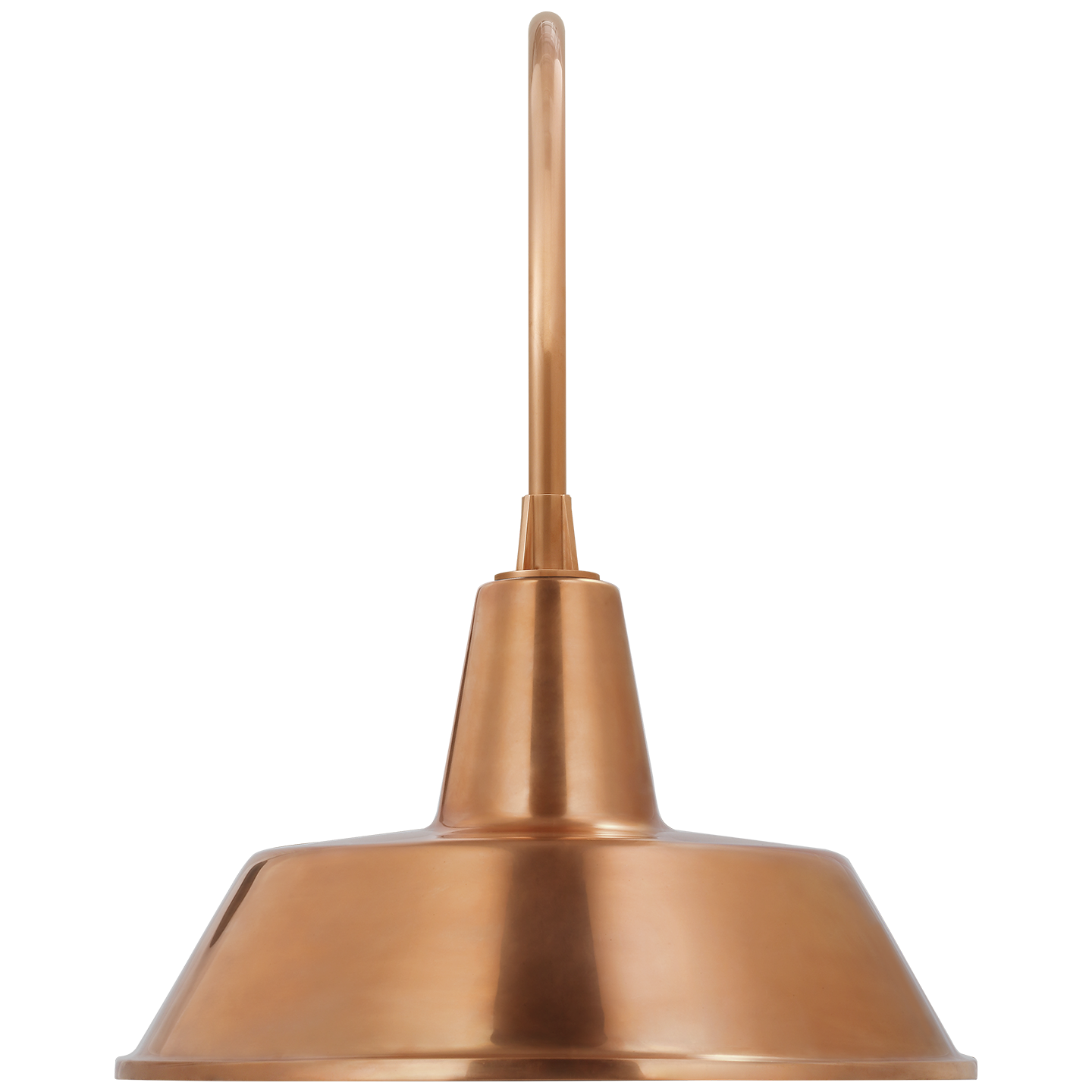 Academy 19.5" Arched Mack Barn Light | Soft Copper | 16 | 16" Soft Copper Bowers Shade