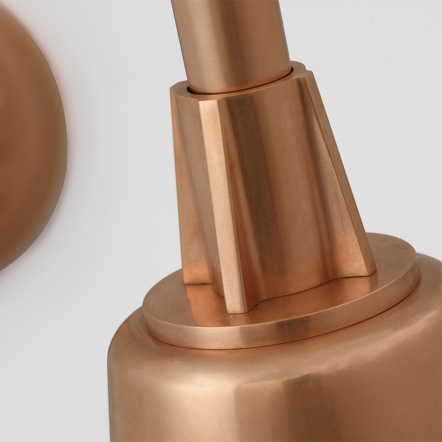 Academy 19.5" Arched Mack Barn Light | Soft Copper | 12.5 | 12.5" Soft Copper Tilted Bowers Shade