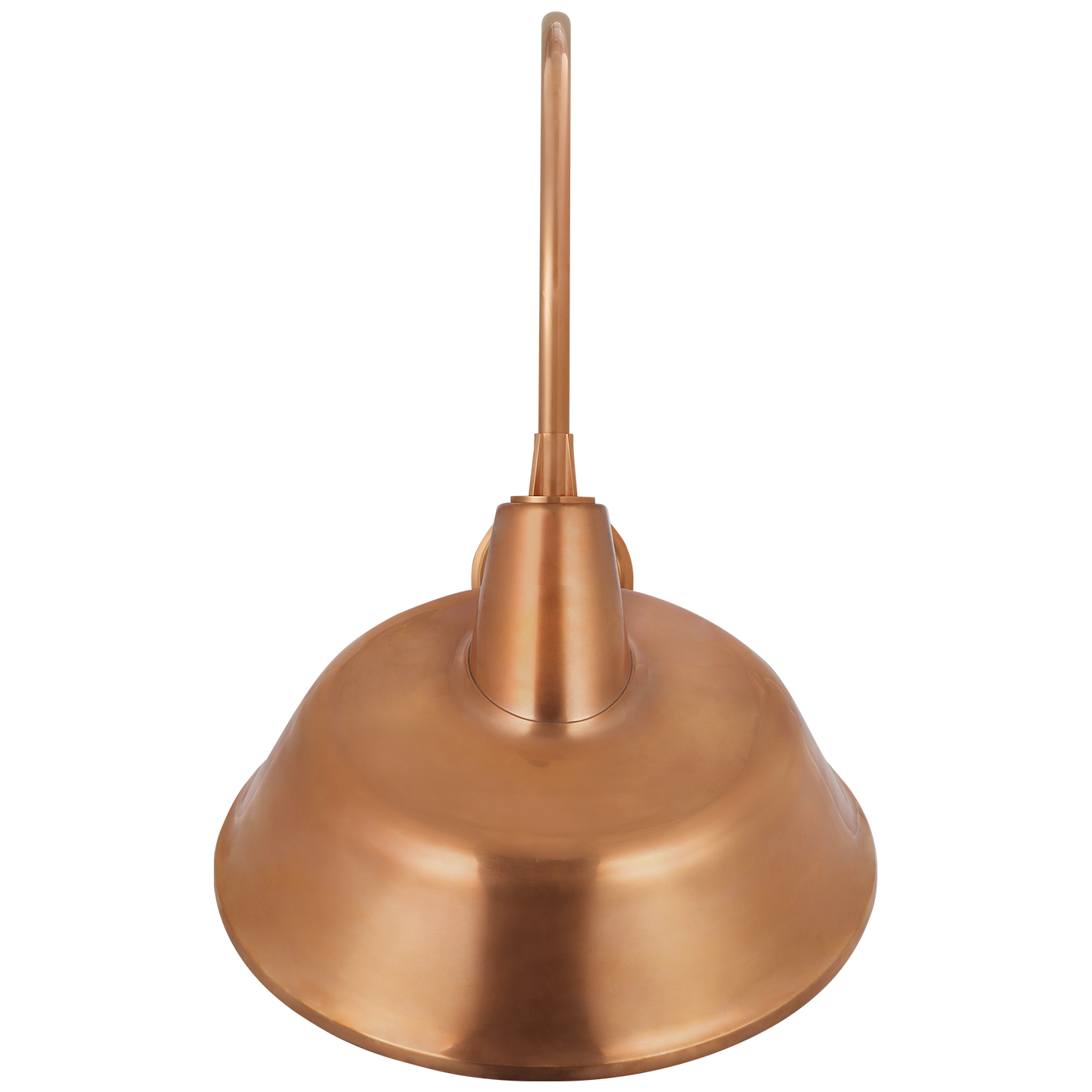 Academy 19.5" Arched Mack Barn Light | Soft Copper | 16 | 16" Soft Copper Tilted Bowers Shade