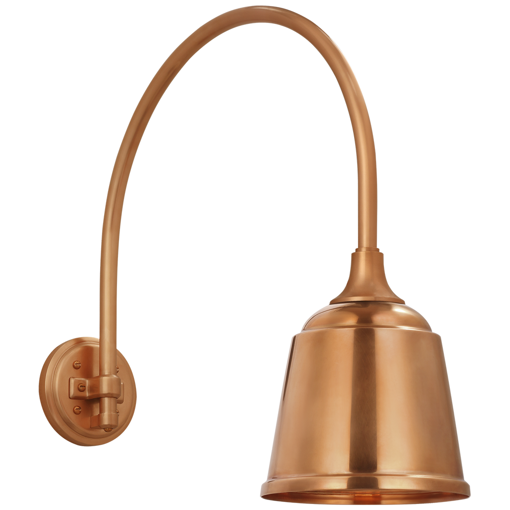 Academy 19.5" Arched Mack Barn Light | Soft Copper | 8\