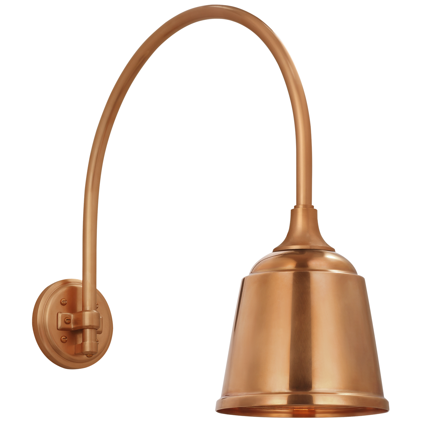 Academy 19.5" Arched Mack Barn Light | Soft Copper | 8\