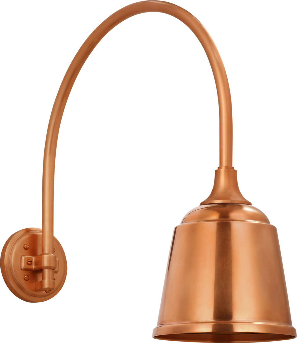 Academy 19.5" Arched Mack Barn Light | Soft Copper | 8\