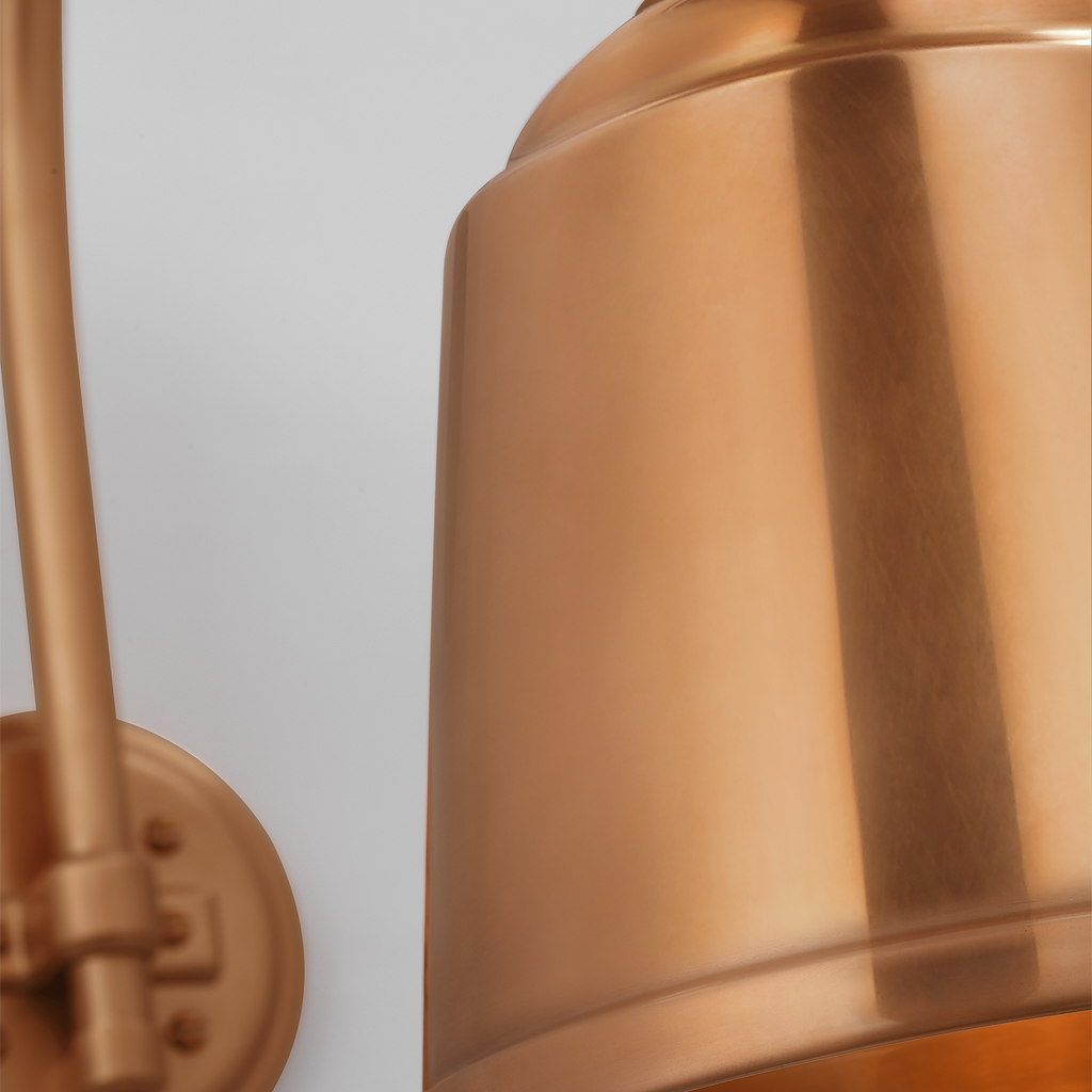 Academy 19.5" Arched Mack Barn Light | Soft Copper | 8\