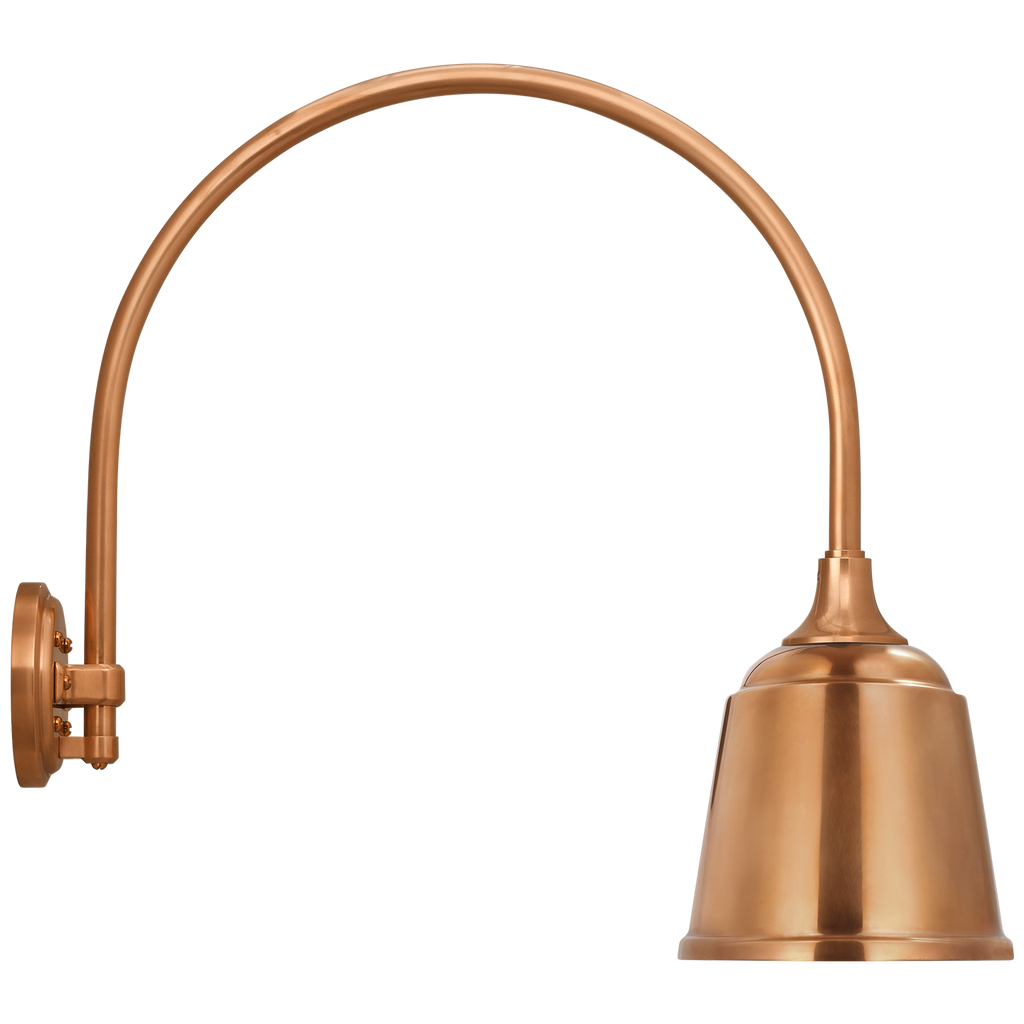 Academy 19.5" Arched Mack Barn Light | Soft Copper | 8\