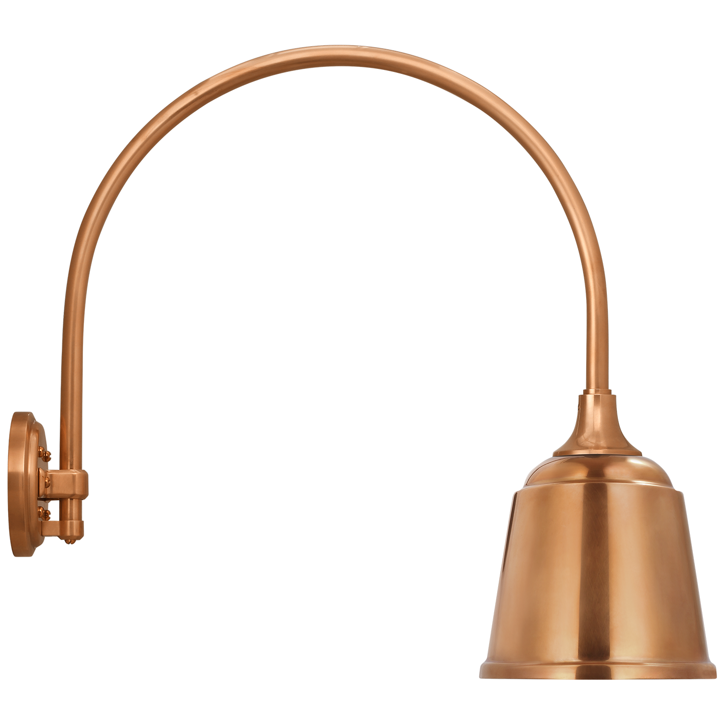 Academy 19.5" Arched Mack Barn Light | Soft Copper | 8\