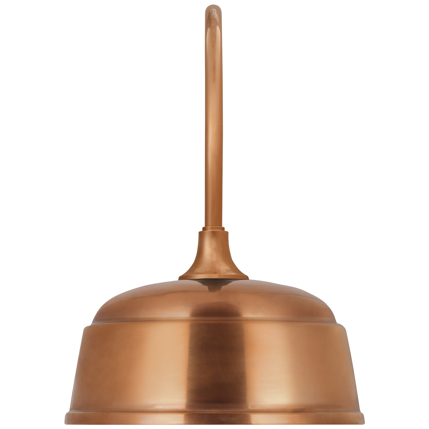 Academy 19.5" Arched Mack Barn Light | Soft Copper | 12.5 | 12.5" Soft Copper Rockhouse Shade